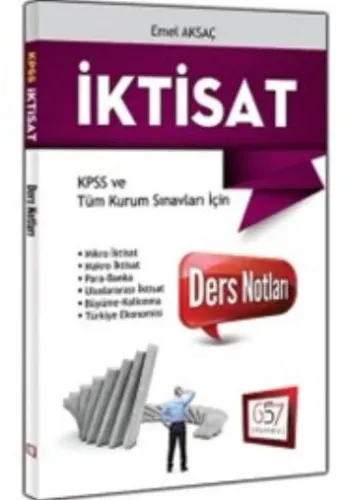 657 KPSS A Grubu İktisat Ders Notları