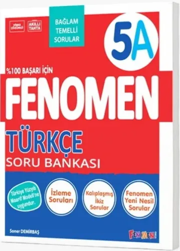 FENOMEN 5. SINIF TÜRKÇE SORU BANKASI (A)