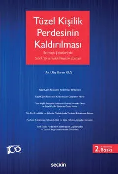 Tüzel Kişilik Perdesinin Kaldırılması