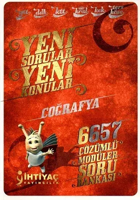 KPSS Coğrafya 6657 Çözümlü Modüler Soru Bankası