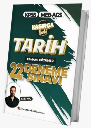 TKM Akademi KPSS MEB-AGS Tarih Kasırga 22 Deneme Çözümlü