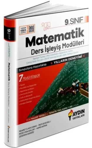 Aydın Yayınları 9. Sınıf Matematik Ders İşleyiş Modülleri
