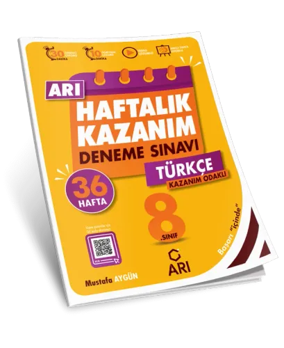Arı - 8. Sınıf Türkçe Arı Haftalık Kazanım Denemesi