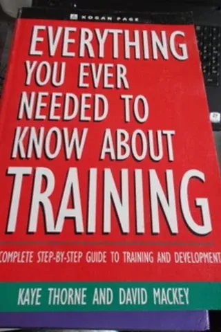 Everything You Ever Needed To Konow About Training