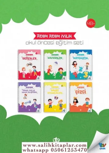 Adım Adım İyilik Okul Öncesi Eğitim Seti 6 Kitap - 48+