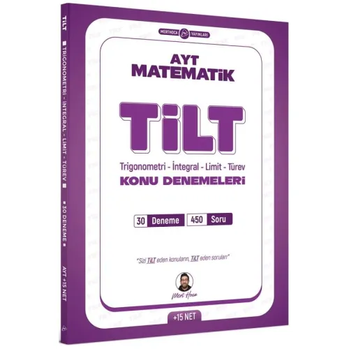 Mert Hoca Yayınları AYT TİLT Denemeleri Trigonometri İntegral Limit Türev 30'lu Deneme