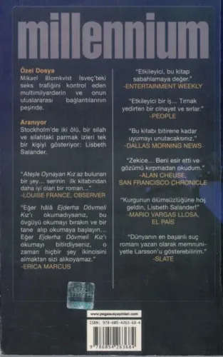 Ateşle Oynayan Kız Pegasus Yayıncılık %39 indirimli