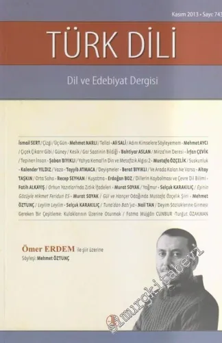 Türk Dili Aylık Dil ve Edebiyat Dergisi - 743      Kasım  2013