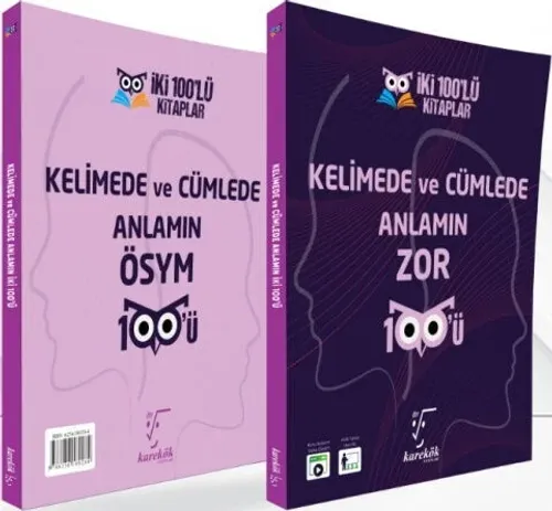 Karekök Yayınları Kelimede ve Cümlede Anlamın Zor ÖSYM 100 ü