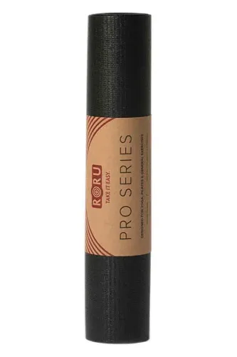 Eco Friendly Siyah Studyo Yoga Mat-5MM
