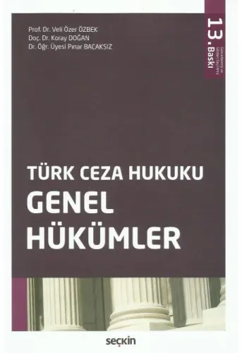 Türk Ceza Hukuku Genel Hükümler