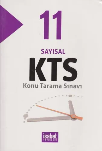 İsabet 11. Sınıf Sayısal (KTS) Konu Tarama Sınavı İsabet Yayınları Kom
