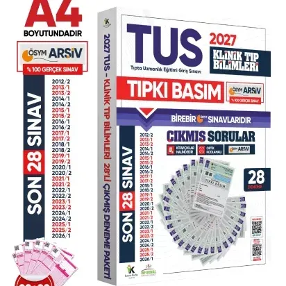 İnformal Yayınları 2027 TUS Klinik Tıp Bilimleri ÖSYM Çıkmış Soru Tıpk