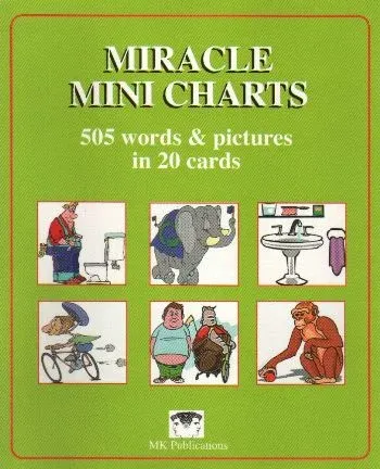 Miracle Mini Charts (505 Words   Pictures in 20 Cads) [Yeşil]