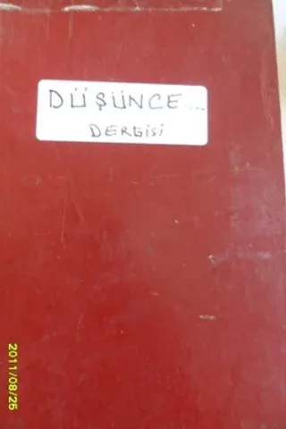 Düşün Dergisi 1985-1986 / 8 Sayı Birlikte