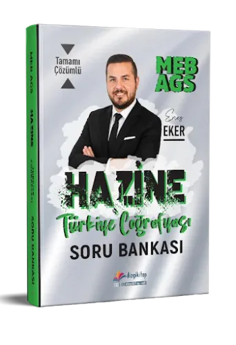 Dizgi Kitap Yayınları 2027 MEB AGS Hazine Türkiye Coğrafyası Soru Ban