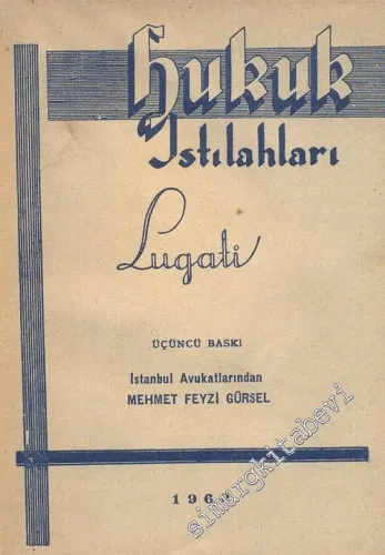 Hukuk Istılahları Lugati -