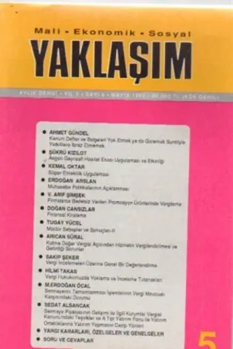Yaklaşım 1993 /5