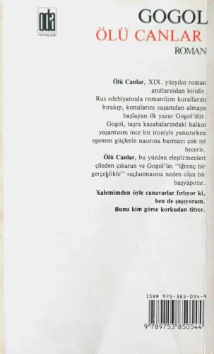 Ölü Canlar Gogol Oda