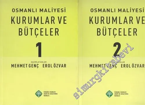 Osmanlı Maliyesi: Kurumlar ve Bütçeler 2 Cilt TAKIM -        2006