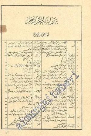 OSMANLICA: Lügat - ı Burhan - ı Katı' -