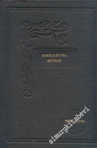 Zabıta ile İlgili Mevzuat -        1953