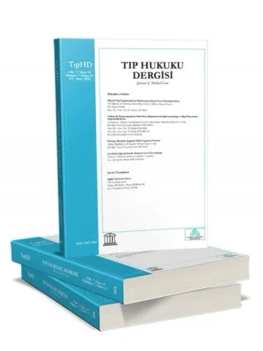 Legal Tıp Hukuku Dergisi 2023 Yılı Aboneliği (2 Sayı)