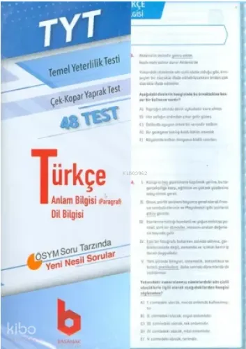 Basamak_Tyt Türkçe Yaprak Test