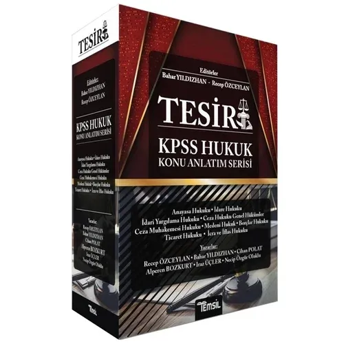 TESİR KPSS A Hukuk Seti Konu Anlatımı