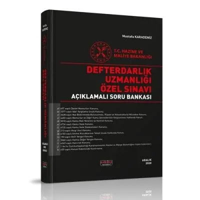 Defterdarlık Uzmanlığı Özel Sınavı