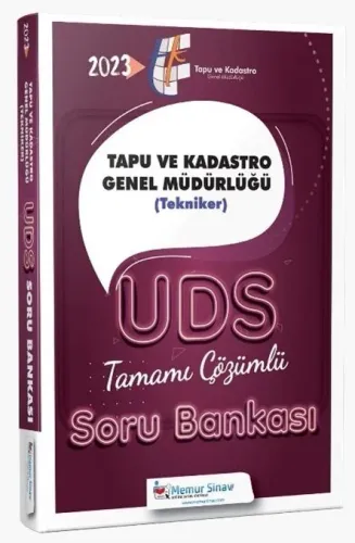 Memur Sınav 2023 GYS Tapu ve Kadastro Tekniker Soru Bankası Çözümlü