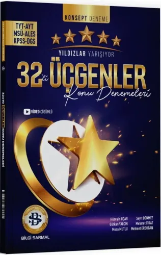 Yıldızlar Yarışıyor TYT AYT Üçgenler 32'li Konu Denemeleri