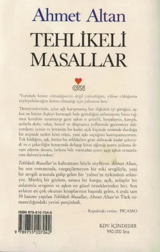 Tehlikeli Masallar Ahmet Altan Can Yayınları %55 indirimli