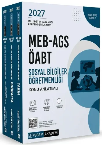 Pegem Yayınları 2027 MEB AGS ÖABT Sosyal Bilgiler Öğretmenliği Konu An