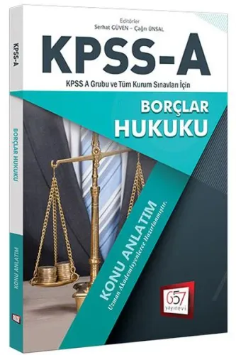 657 KPSS A Grubu Borçlar Hukuku Konu Anlatım 2018