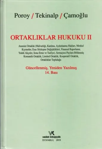 Ortaklıklar Hukuku II