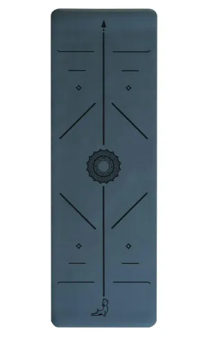 Focus Series 4.1 mm Sis Mavisi Doğal Kauçuk Kaydırmaz Yoga Matı