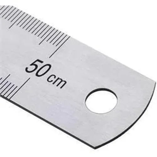 KRAF ÇELİK CETVEL 50 CM INCH ÖLÇÜLÜ 550G