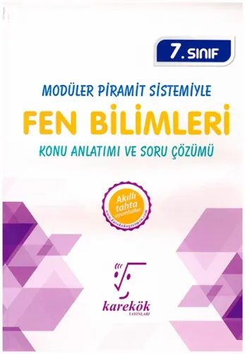 Karekök Yayınları 7. Sınıf Modüler Piramit Sistemiyle Fen Bilimleri Konu Anlatımı ve Soru Çözümü
