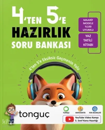 Tonguç Akademi 4'ten 5'e Hazırlık Kitabı