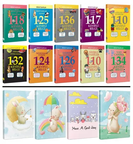 Keyifli Bilgiler 10 Kitap ve 4 Defter -1 - Halkkitabevi