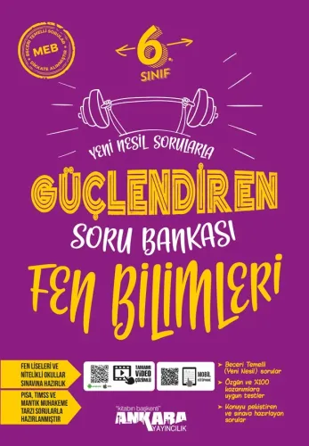 Ankara 6. Sınıf Fen Bilimleri Güçlendiren Soru Bankası