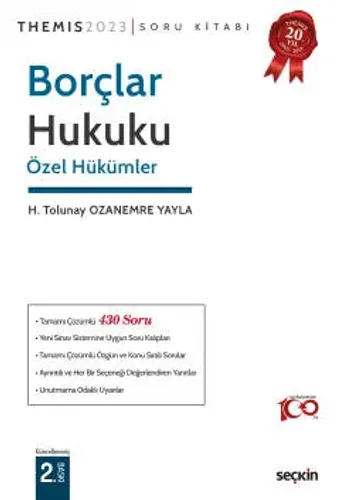Borçlar Hukuku Özel Hükümler Soru Kitabı