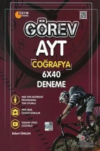 Armada Yayınları AYT Coğrafya Görev 6x40 Deneme