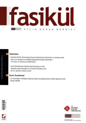 Fasikül Aylık Hukuk Dergisi Yıl:8 Sayı:74 Ocak 2016