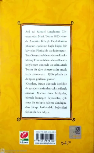 Tom Sawyer Mark Twain Gonca %38 indirimli