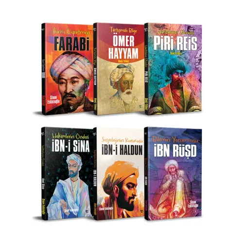 Müslüman Bilim Adamları 6 Kitap Seti - Halkkitabevi