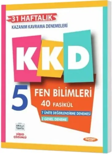 Kurmay ELT 5. Sınıf Fen Bilimleri KKD Haftalık Kazanım Kavrama Denemeleri