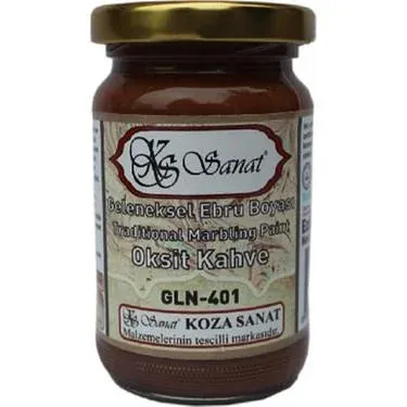 Koza Sanat Ebru Boyası Oksit Kahverengi 105cc