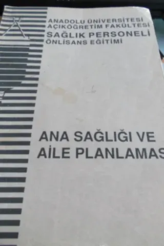 Ana Sağlığı ve Aile Planlaması